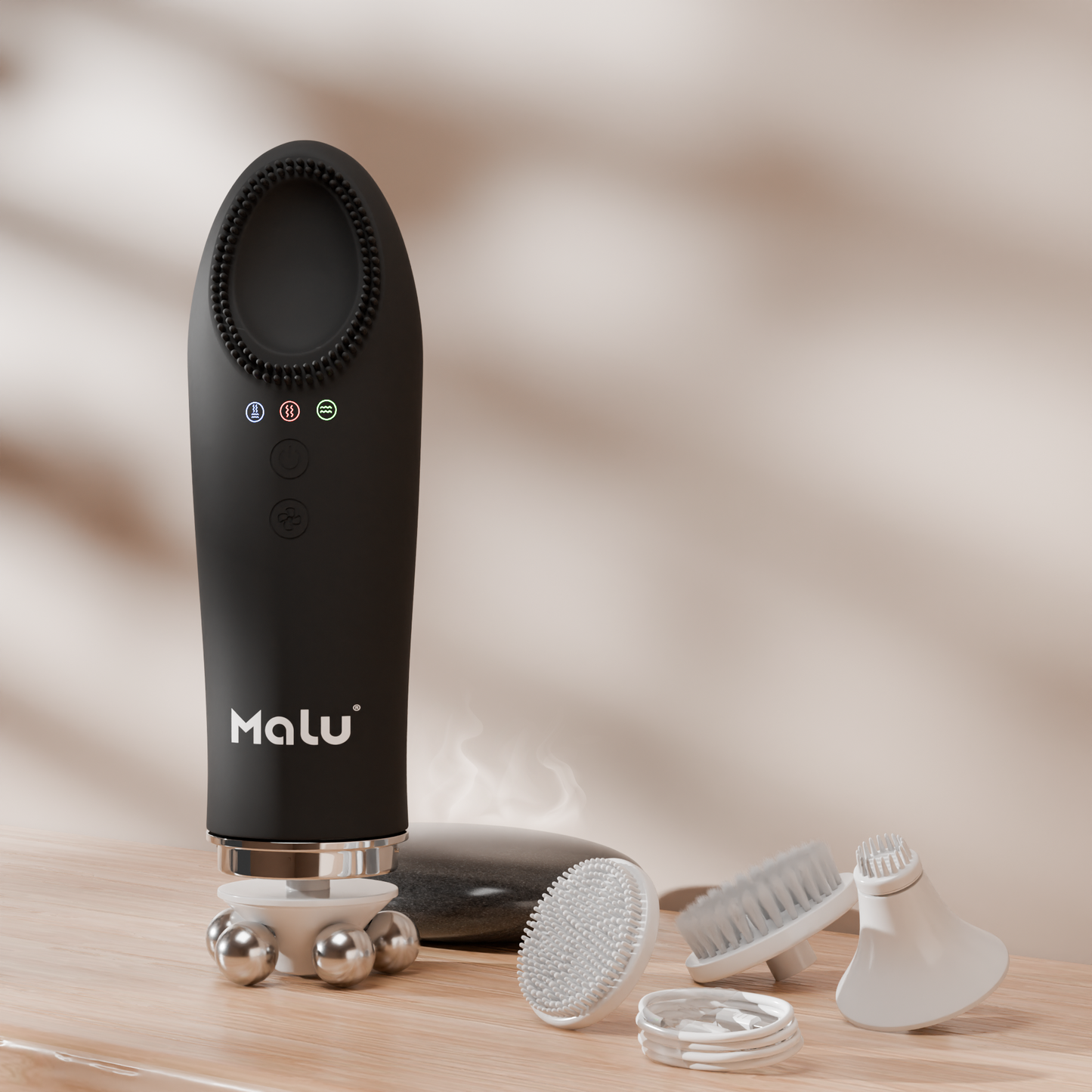 Malu 5-in-1 Gesichtsreinigungs- & Massagegerät